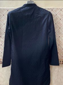 Elegant Navy Blue Kurta