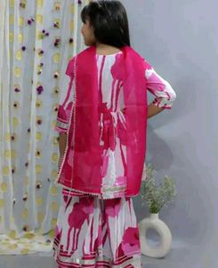 Girl Sharara Suit  Label Size 34