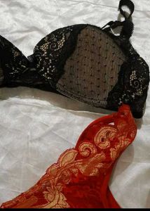 Combo For 3 Bra Embroidery 🖤❤️