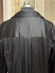 Black Satin Shirt