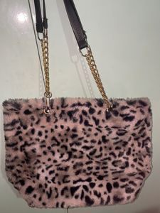 Fur Tiger Print New Handbag Shoulderbag