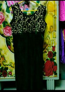 Velvet Kurti With Pant & Banarasi Duppata Combo
