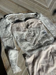 Lace Long Sleeve Top &amp; Skirt Set