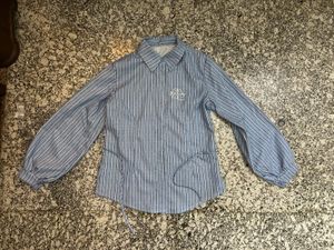 cute y2k Striped Blue Shirt