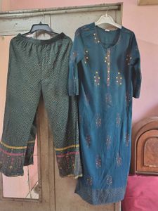 Printed Kurta Plazzo Set