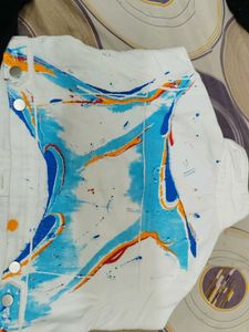 Unique Painted Denim Jacket