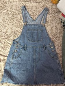 Denim Overall Dress