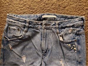 Zara Bead Work Denim Jeans👖