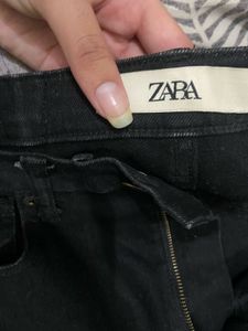 Zara Black Tank &amp; Jeans Set