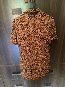 Leather Buttoned Dress