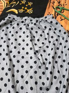 Cord Set Polka Dot Print