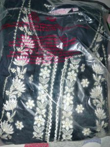 Elegant Ishin Black Kurta Set