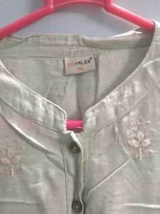 womens Light Green Kurti