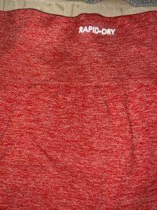 Red Shorts &amp; Grey Top sports set