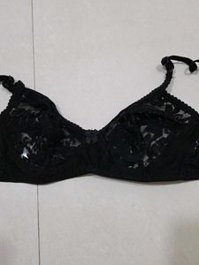 Black Lace Bra