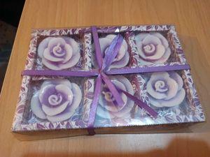 Rose Scented Candle Set