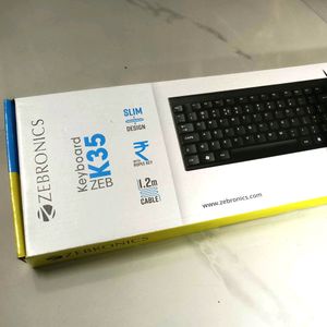 ZEBRONICS Zeb- K35 USB Wired Keyboard with Rupee K