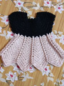 Crochet Baby Frock Sweater