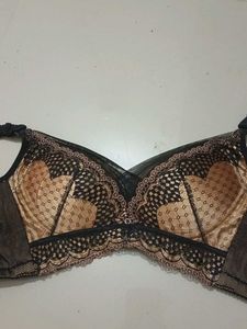 Black And Gold Bra