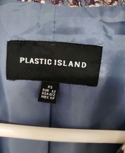 tweed blazer by plastic island