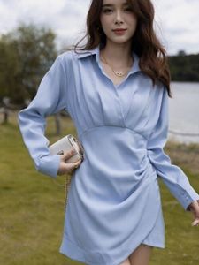 Fashion Vintage Pleated Fold Dress