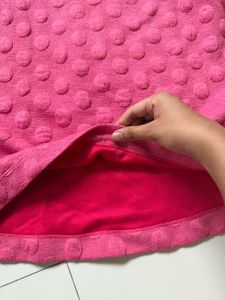 🛍️ Hot Pink Textured Knit Top by Vero Moda - Size
