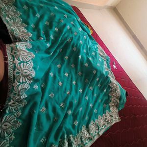 Saree With Stitched Blouse 36size
