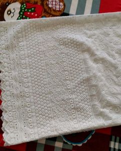 White Embroidered Palazzo Pants