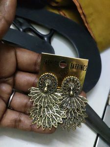 Peacock Drop Earrings
