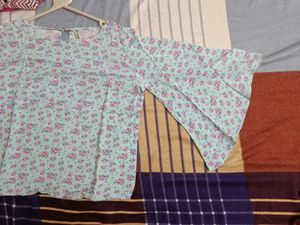 Bare Denim Multicolour Floral Top