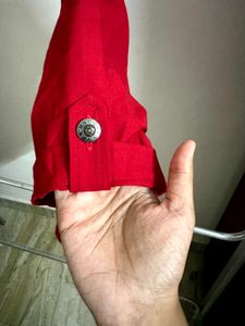 Red Short Sleeve Jacket