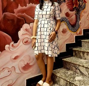 Checkered Mini Dress