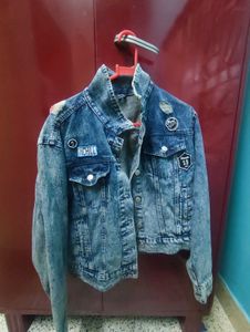 Distressed Denim Jacket