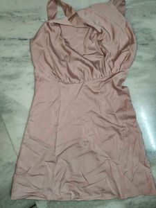 Blush Halter Mini Dress