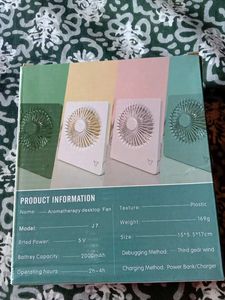 Aromatherapy Desktop Fan