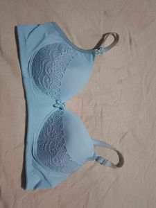 Light Blue Bra padded woman👩👩👩 😆😆😆