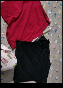 2crop Tshirt Used Just 2_3 Time No Coin