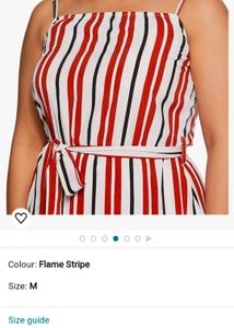 plusS Unused Women Printed Dress Side Slit Cut