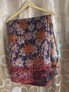 Organza Floral Saree
