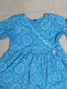Light Blue Peplum top