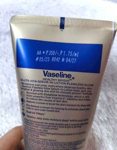 Vaseline Gluta-Hya Flawless Glow Lotion for Face &amp;
