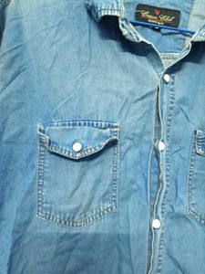 Denim T Shirt Size M