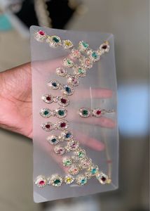 malti colour diamond Jewellery Set✨❤️