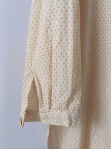 Vintage-Style Patterned Blouse