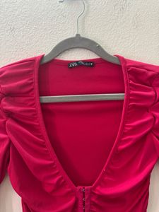 Pink Fitted Top
