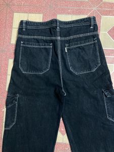 Wide Leg Denim Jeans