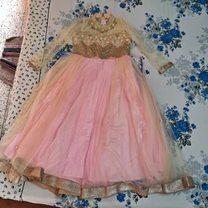 HEAVY WORK LONG GOWN FOR GIRLS