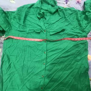 Plus Size Green Shirt Tunic - Never Used