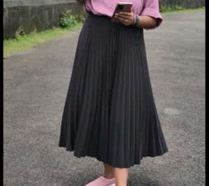Flared Black Skirt