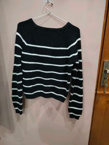 Striped Knit Sweater